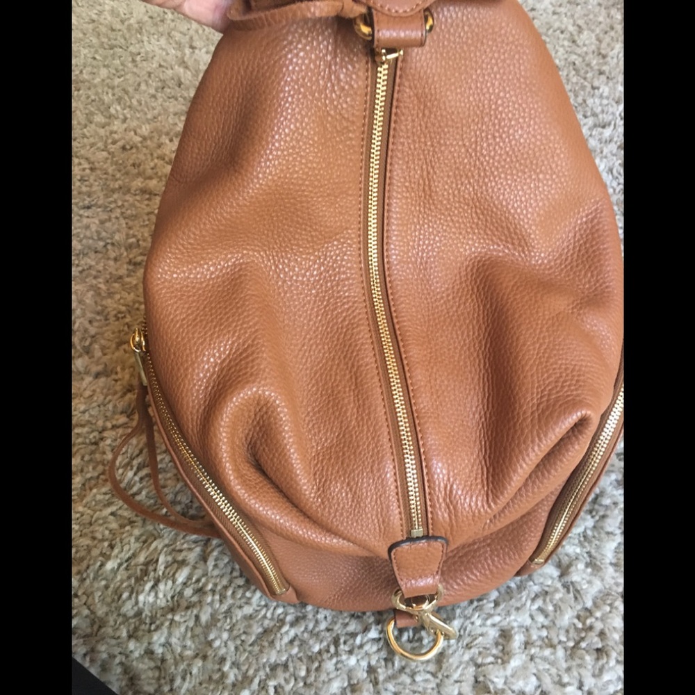 Rebecca Minkoff Large Julian Backpack in Camel